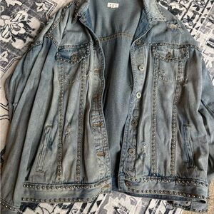 POL Studded Denim Jacket
